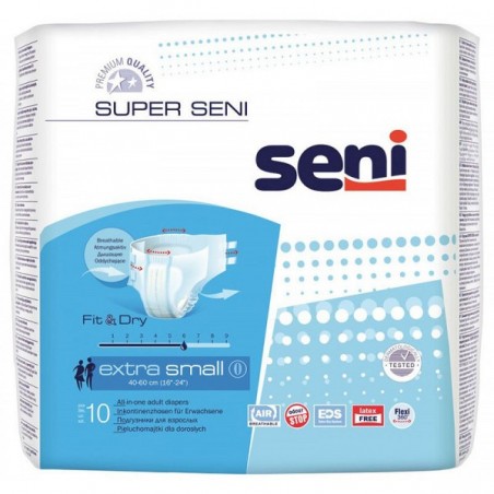 Scutece Super Seni air Extra Small Nr 0 10buc