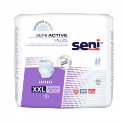 Chilot absorbant Seni Active Plus, XXL, Extra Extra Large,10 buc, 7 picaturi