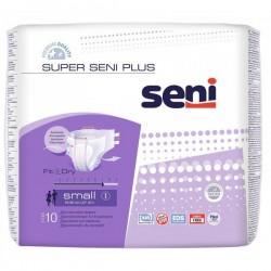 Scutece Super SENI Plus Air, Small, Nr 1, 10 buc