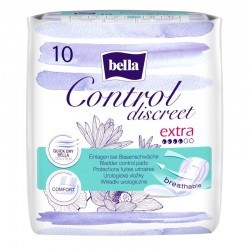 Absorbante Bella Control Discreet Extra, 10 buc, 4 picaturi