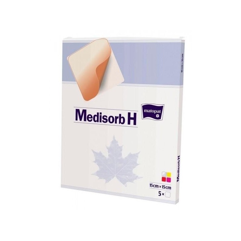 Medisorb H pansament cu hidrocoloid, 15x15 cm, 5 buc, Matopat