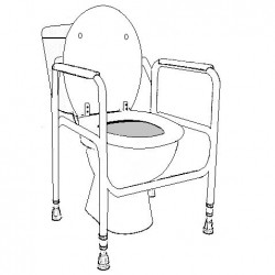 Cadru de sprijin pentru wc, Moretti, RS910, 100 kg