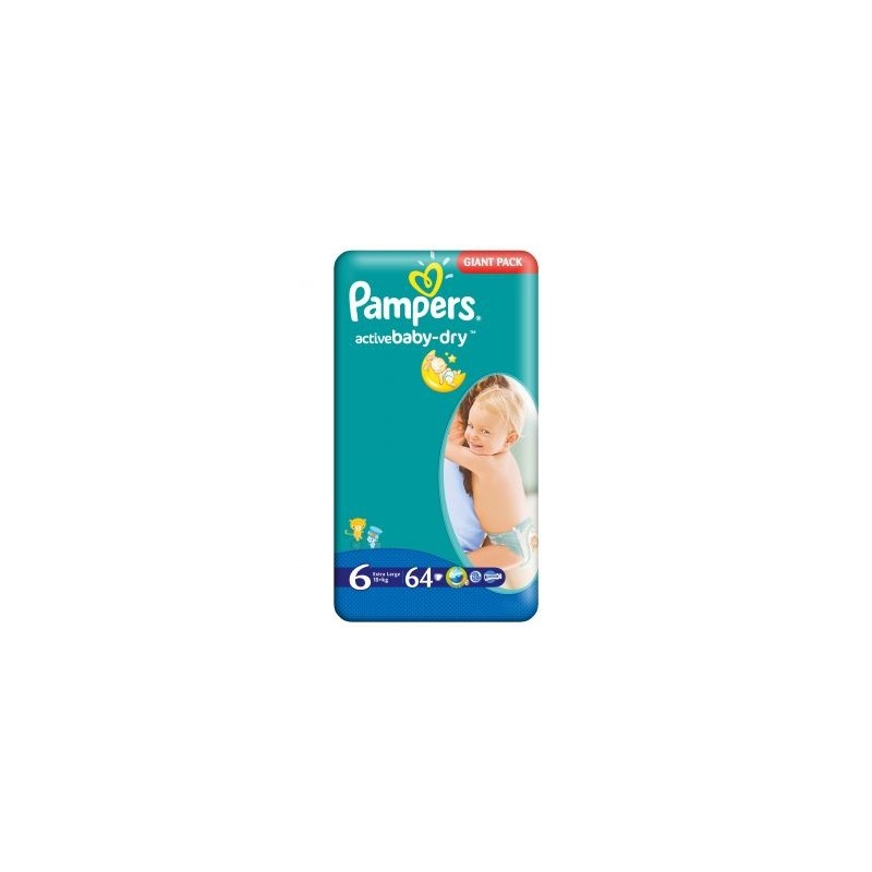 Scutece Pampers Active Baby Nr 6 64buc