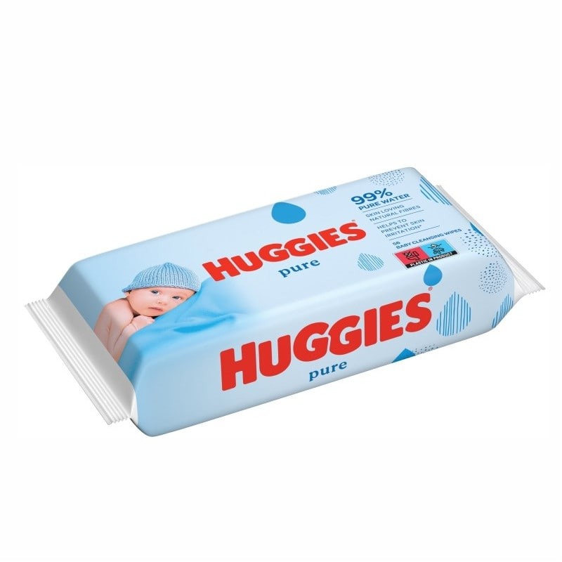 Servetele umede copii Huggies Pure fara parfum 56 buc