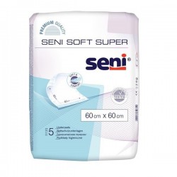 Aleze Cearceafuri absorbante protectie pat Seni Soft Super 60x60 cm, 5buc