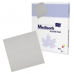 Medisorb SilverPad pansament cu argint 10x20cm 5 buc, Matopat
