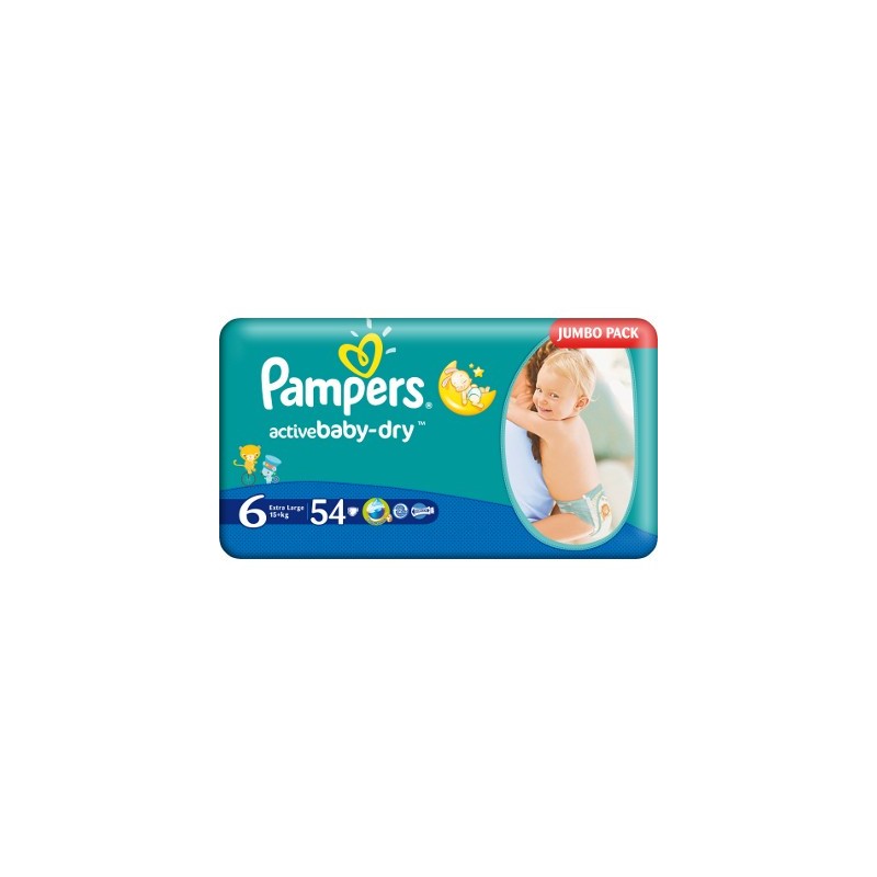 Scutece Pampers Activ Baby Nr 6 Extra Large 54buc