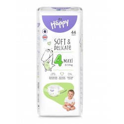 Scutece pentru copii Happy Maxi Nr 4 (8-14kg) 44 buc