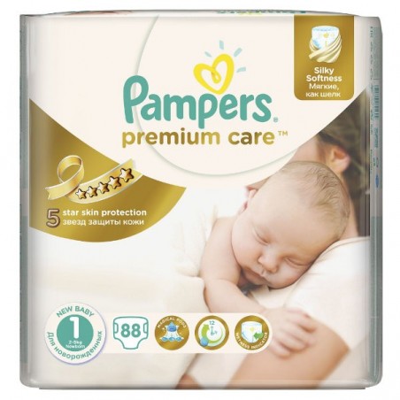 Scutece Pampers Premium Care Nr 1 88buc 2-5kg